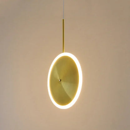 DecorBites™ Gold LED Pendant Ceiling Light for Home Decor & Kitchen Island