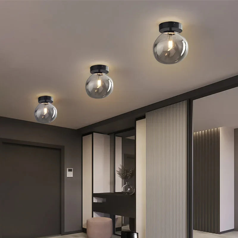 DecorBites™ LED Glass Ceiling Chandeliers for Home Indoor Lighting