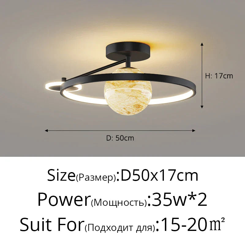 DecorBites™ Blue Star LED Pendant Light for Home Decor