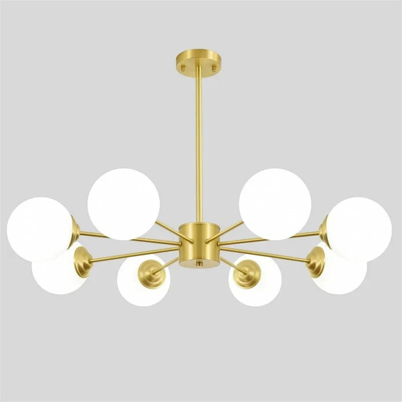 DecorBites™ Glass Ball Pendant Lights: Modern LED Hanging Lamp for Home, Restaurant, Bar, and Cafe