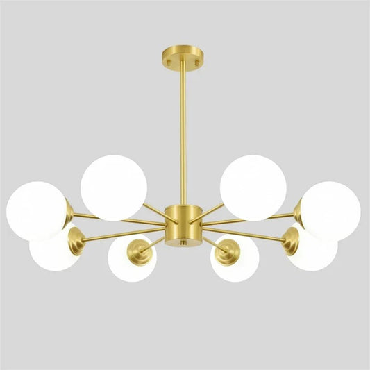 DecorBites™ Glass Ball Pendant Lights: Modern LED Hanging Lamp for Home, Restaurant, Bar, and Cafe