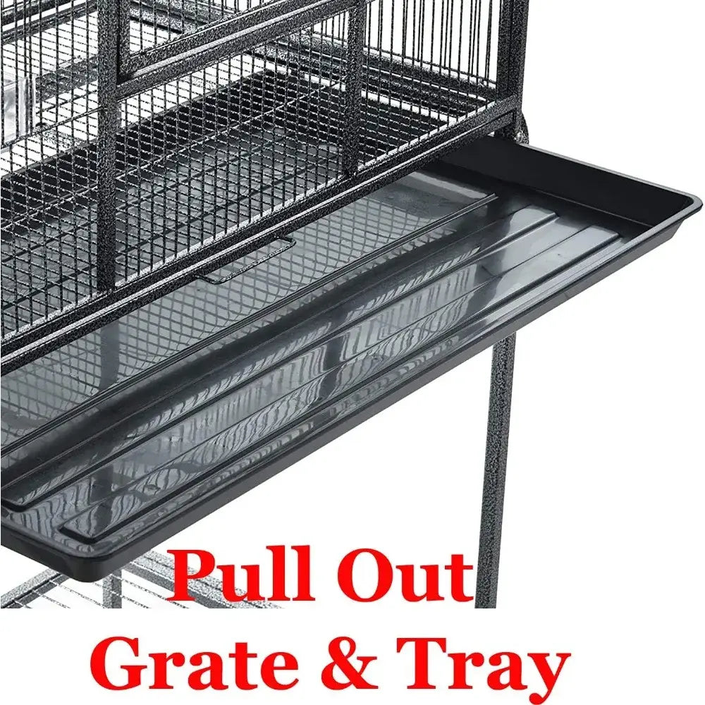 DecorBites™ Spacious Double Bird Cage with Breeding Dividers