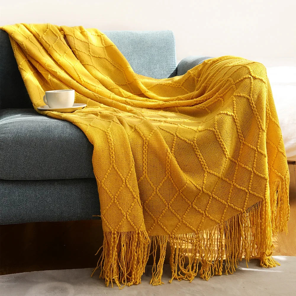 Nordic Wool Throw Blanket