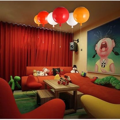 DecorBites™ LED Balloon Ceiling Lamp: Kid-Friendly E27 Lighting Options.