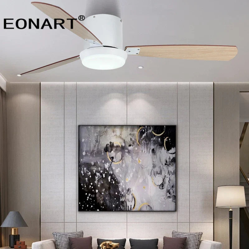 DecorBites™ 52" LED Ceiling Fan with Modern Design & Remote Control