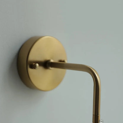 DecorBites™ LED Wall Lights Clear Glass Adjustable Bedside Lamp Nordic Modern Style