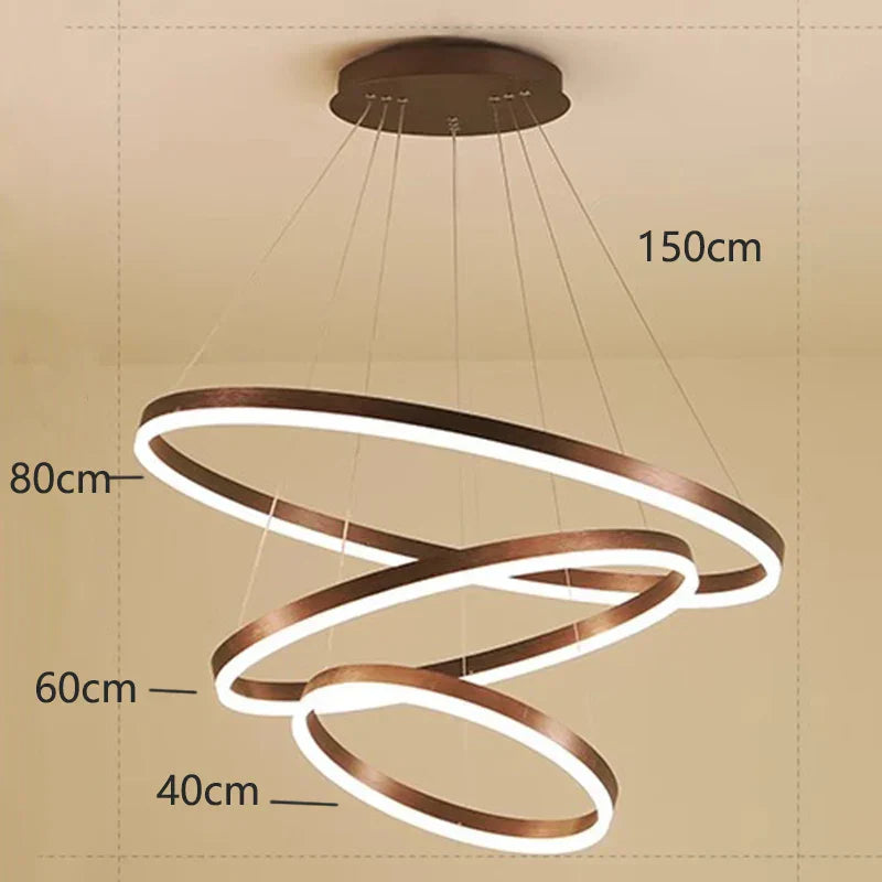 DecorBites™ Crystal Chandelier Stair Pendant Lamp Living Room Pendant Lights Interior Lighting