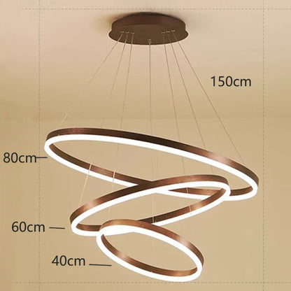 DecorBites™ Crystal Chandelier Stair Pendant Lamp Living Room Pendant Lights Interior Lighting