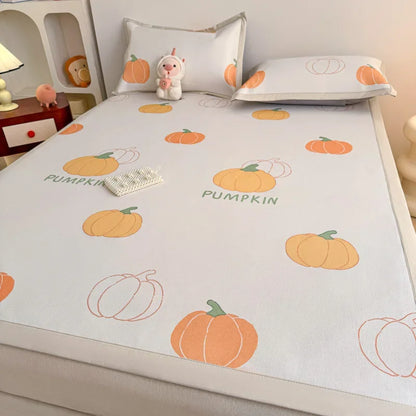 DecorBites™ Antibacterial Pattern Mat Set | Skin-Friendly & Soft Mattress | Summer Air Conditioning