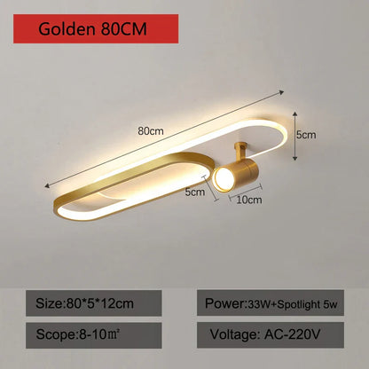 DecorBites™ LED Ceiling Lights: Modern Chandeliers for Living Room, Bedroom, Aisle, and Corridor.