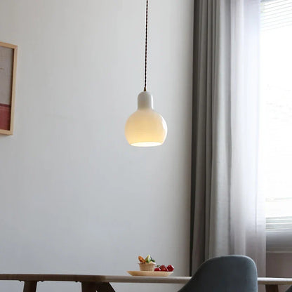 DecorBites™ Glass LED Pendant Lamp | Adjustable Nordic Hanging Light