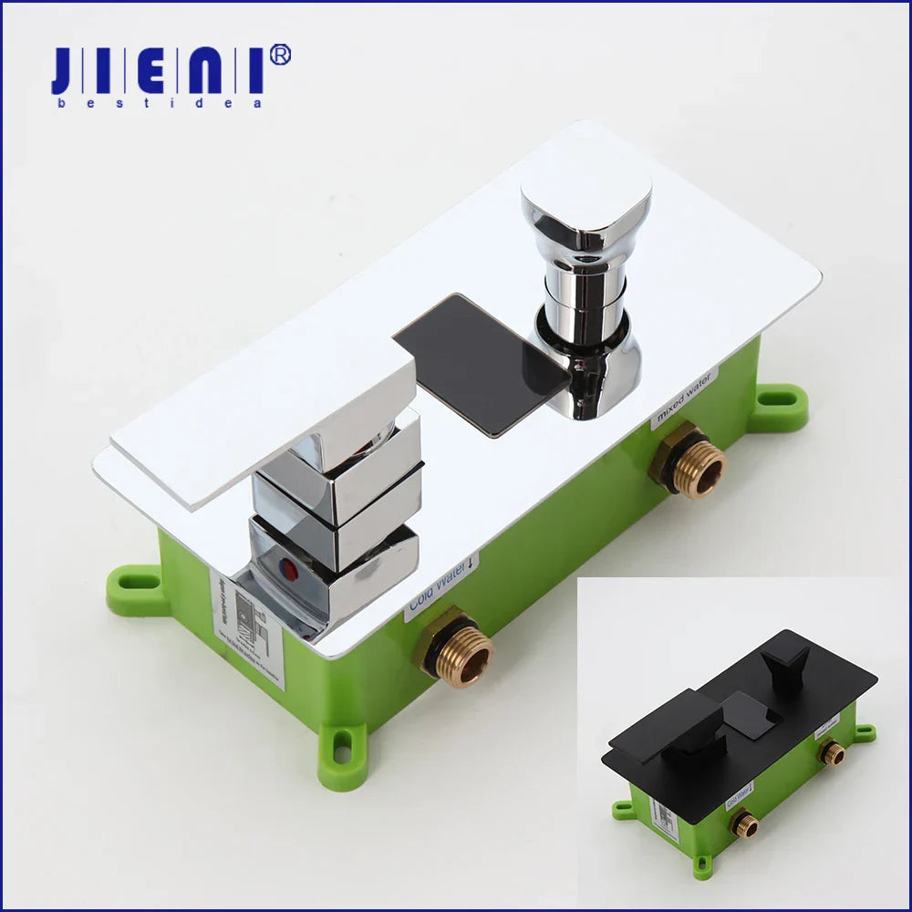 DecorBites™ Digital Shower Mixer Valve Control Panel with Single Handle - Wall Mount