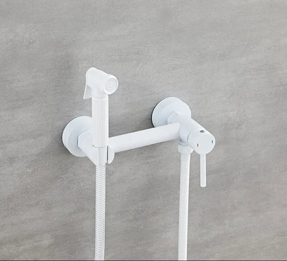 DecorBites™ Bathroom Bidet Faucet Set with Hot Cold Spray Gun Nozzle & Copper Hardware