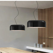 Decorbites™ Glänzende Schwarze Runde Nordische Pendelleuchte für Esszimmer- und Bar-Dekoration