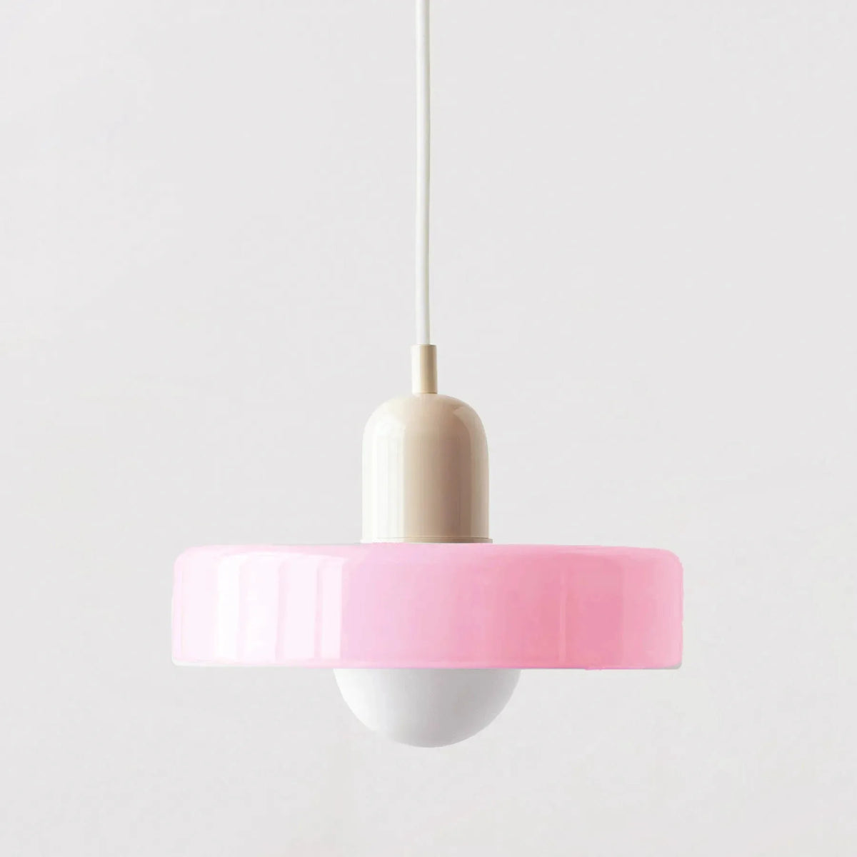 Orange Glass Pendant Light