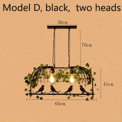 DecorBites™ Birdcage Pendant Lights: Elegant Decoration for Restaurants, Bars, and Living Rooms