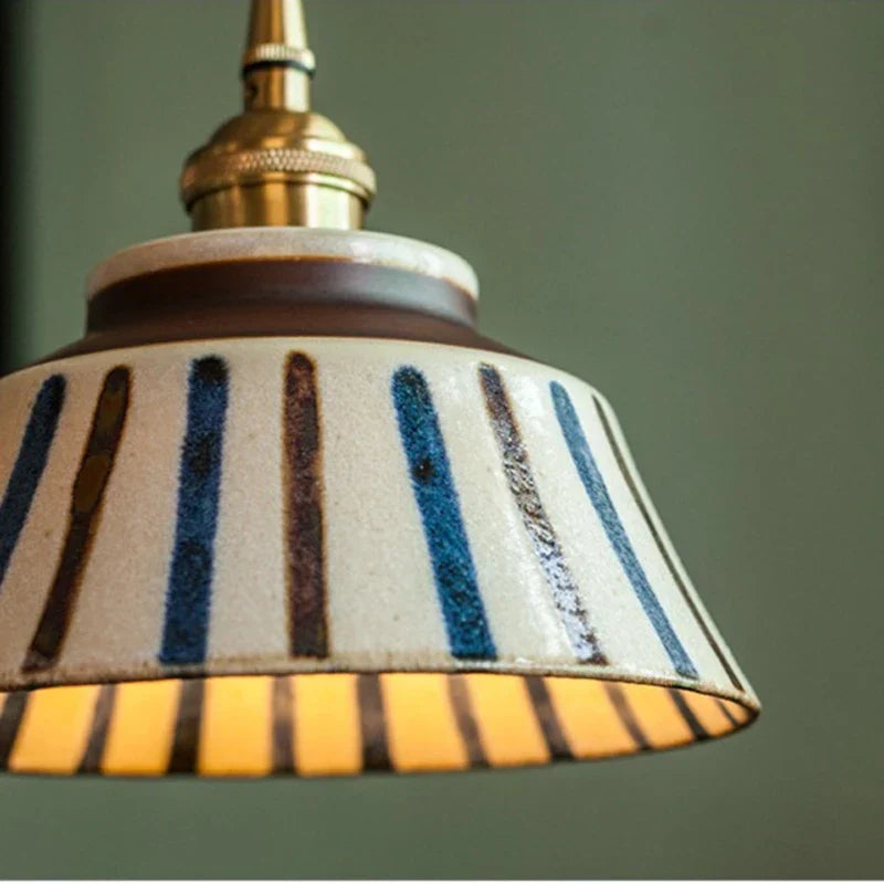 مصباح معلق LED من DecorBites™‎ مطلي بألوان زاهية مناسب للمنزل وغرفة الطعام والمعيشة