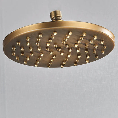 رأس دش مطري للحمام من DecorBites™ من النحاس العتيق - دش محمول باليد من النحاس الصلب مقاس 8 بوصات