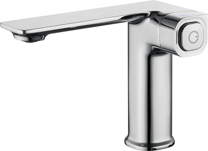 DecorBites™ Gray Sink Mixer with Memory Switch Single Handle Deck Mounted Tap