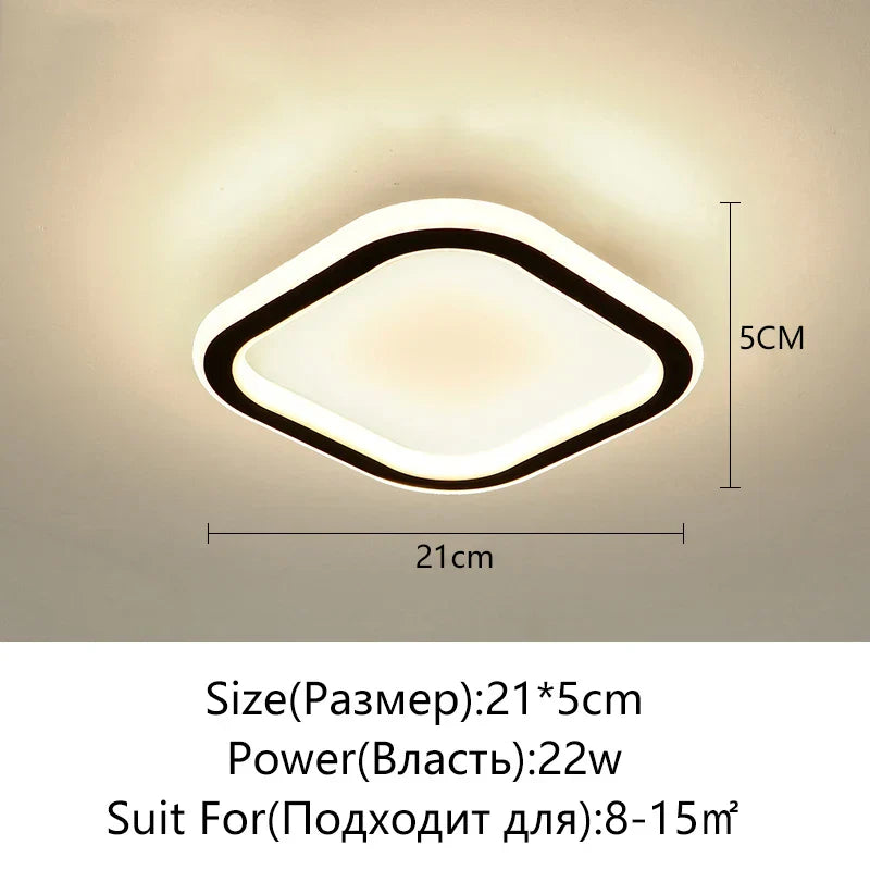 DecorBites™ LED Surface Mounted Aisle Ceiling Lights for Home Lighting