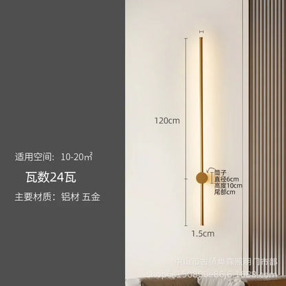 DecorBites™ LED Strip Wall Lamp for Creative Staircase Aisle Background Wall Lighting