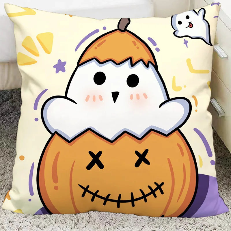 DecorBites™ Halloween Plush Cartoon Pillow for Living Room and Bedroom, Festive Decoration