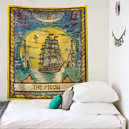 Decobites Tapestry Color Tarot Series Wall Hanging Cloth for Living Room and Bedroom Decor