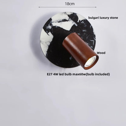 DecorBites™ Bulgari Stone LED Wall Lights Outdoor Waterproof Bedside Lamp