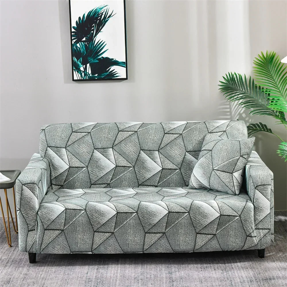 Decobites Solid Stretch Sofa Cover Slipcover Spandex Couch Protector Decoration