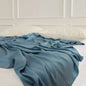 Decobites Silky Eucalyptus Fiber Duvet Cover - Solid Color, Soft Skin-Friendly Fabric