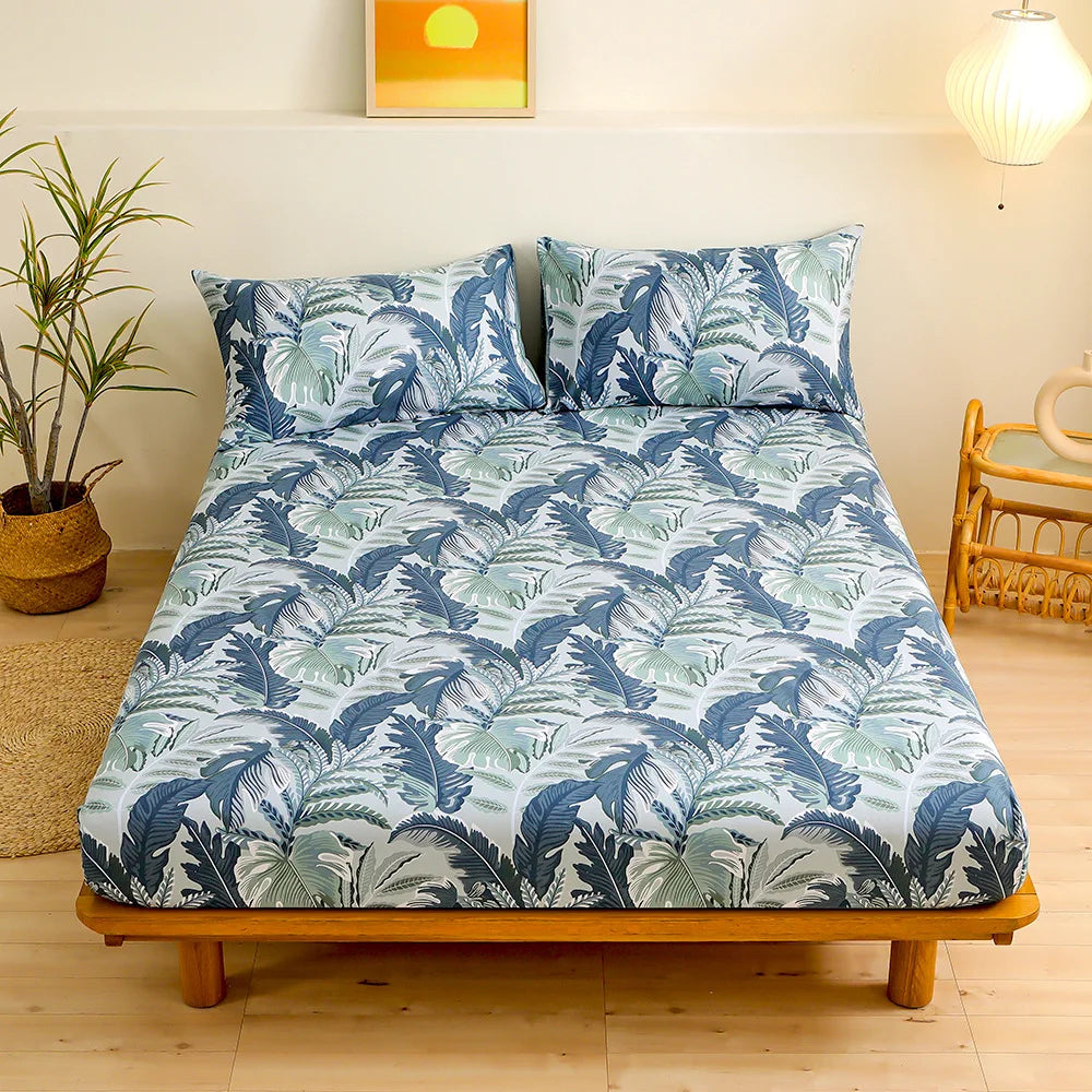 Gold Feather Bedding Set