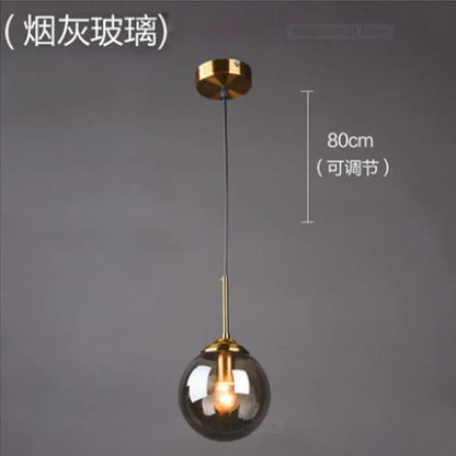Decorbites™ Glas-Kugeln-Wandlampen LED Vintage Spiegel Nachttisch Schlafzimmerleuchte Modern Nordischer Stil