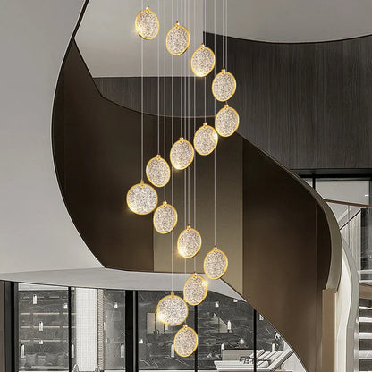 DecorBites™ Double Story LED Ring Chandelier - Modern Nordic Style Living Room Lighting