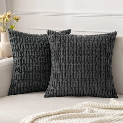 Decorbites™ Kordstoff 45x45cm Sofadekoration Kissenbezug - Grün Einfarbig