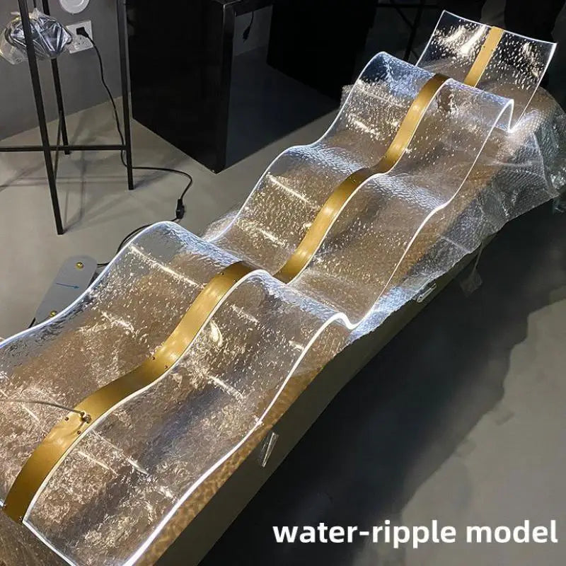 ثريا LED مُعلقة بشريط أكريليك من DecorBites™ - مصباح مُعلق لغرفة الطعام بتصميم مُصمم