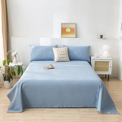 DecorBites™ Cartoon Printed Cotton Bedspread | Queen King | Durable Coarse Cloth | All Seasons