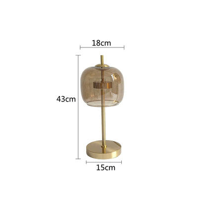 DecorBites™ Glass Table Lamp - Vistosi Jube Replica Design for Creative Home Lighting