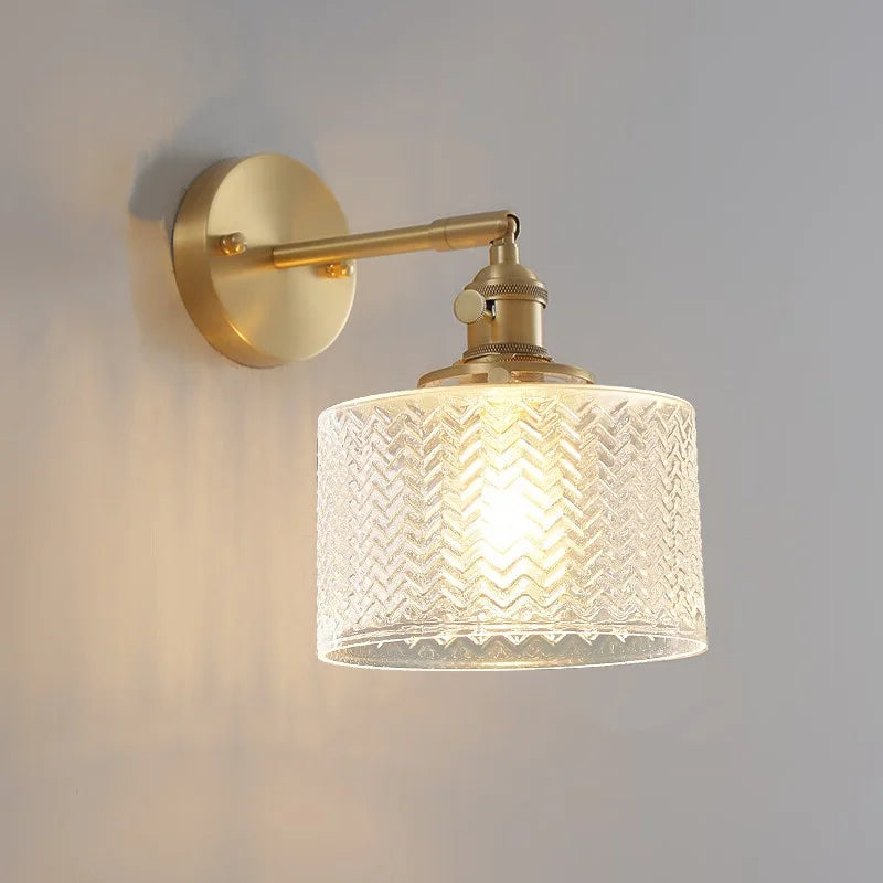 DecorBites™ Green Glass LED Wall Lamps - Modern Home Decor Applique Murale