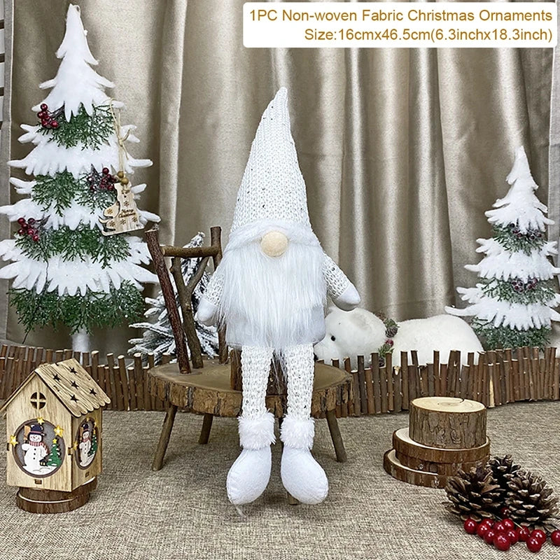 Gnome Christmas Faceless Doll Merry Christmas Decorations for Home 2024 Christmas Ornament Xmas Navidad Noel Gifts New Year 2025