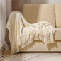 Decobites Knitted Cashmere Siesta Blanket - Soft Sofa Throw & Bedding Blanket