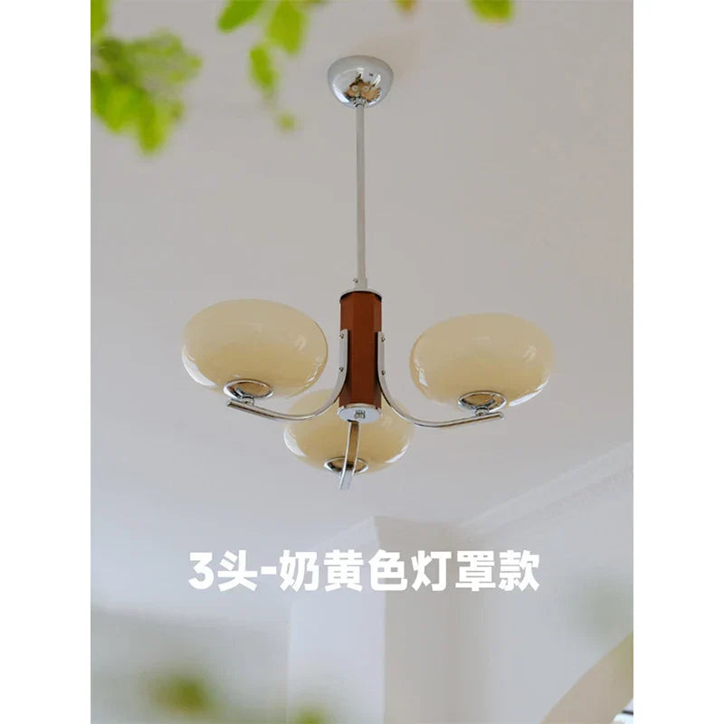 DecorBites™ Glass Chandelier: Bauhaus Art for Living Room, Bedroom, Study, Hall, Restaurant