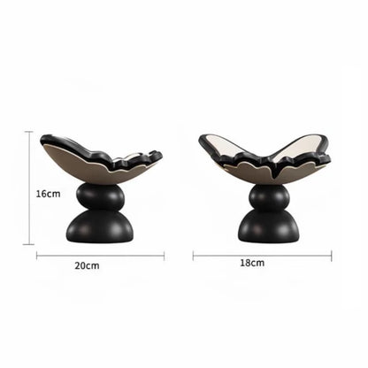 DecorBites™ Butterfly Geometric Resin Tray for Home Decor and Storage