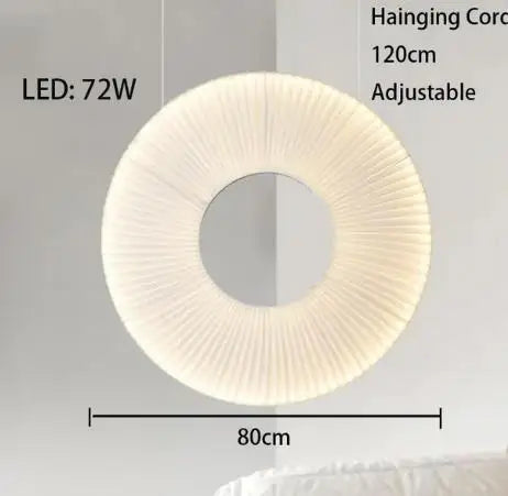 DecorBites™ Donut LED Pendant Light - Modern Minimalist Round Lamp for Bedroom Decor