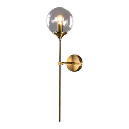 DecorBites™ Glass Ball Sconce Light for Bedroom Living Room