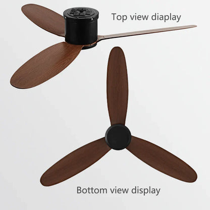 DecorBites™ Black Modern DC Ceiling Fan Remote Control for Office Living Room