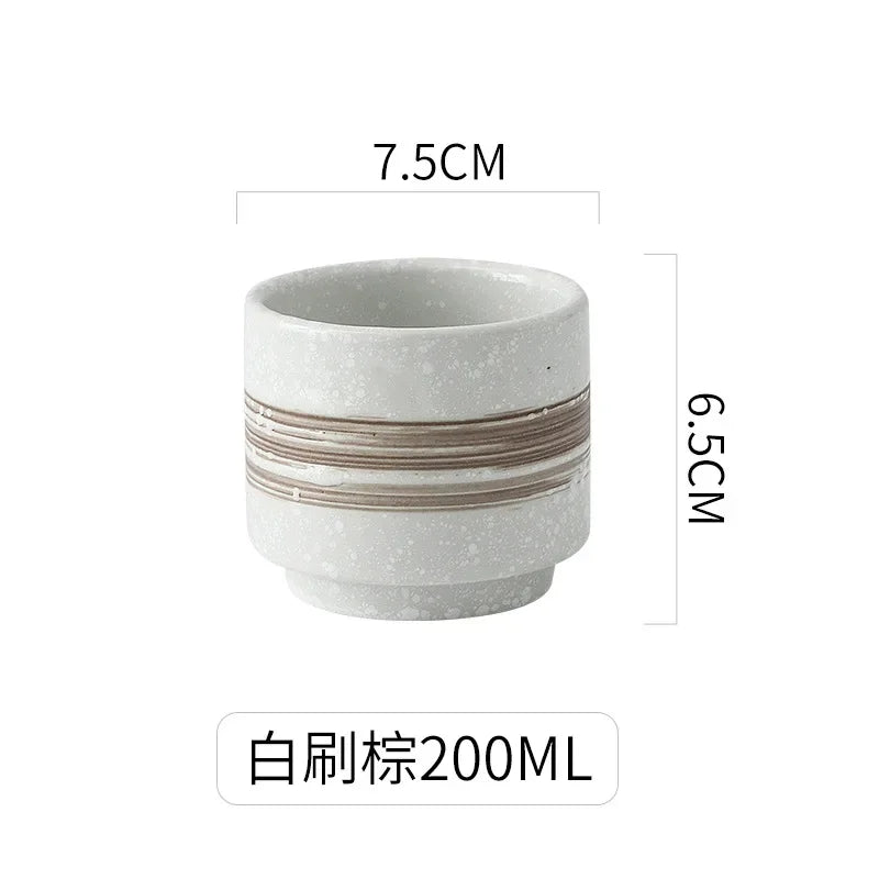 DecorBites™ Japanese Style Ceramic Coffee Cup for Personal Use