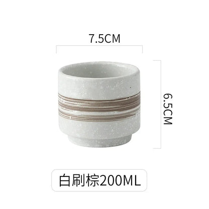 DecorBites™ Japanese Style Ceramic Coffee Cup for Personal Use