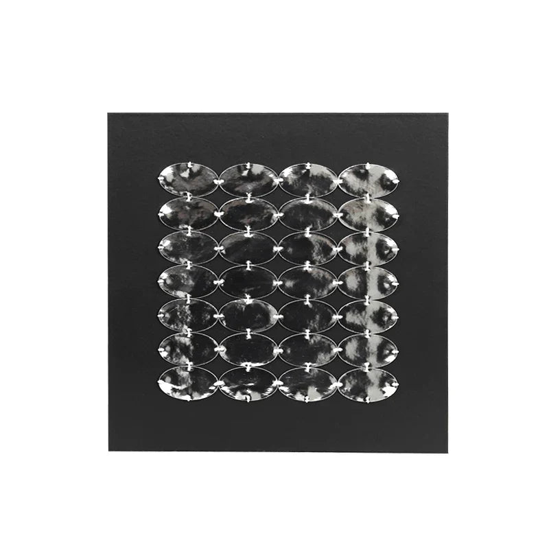 Cuadro colgante de tela dorada DecorBites™ Obra de arte abstracta moderna en relieve para pared