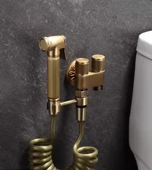 DecorBites™ Antique Bronze Bidet Sprayer Set with High Pressure Gun