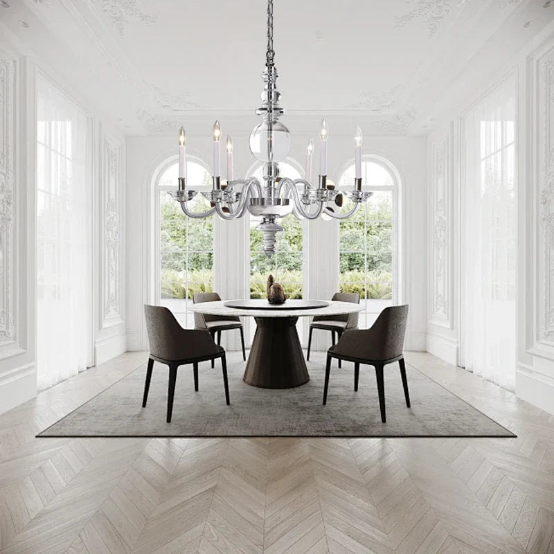 Lámpara de araña DecorBites™ Crystal Branch | Decoración moderna para habitaciones | Lámpara colgante para sala de estar y comedor